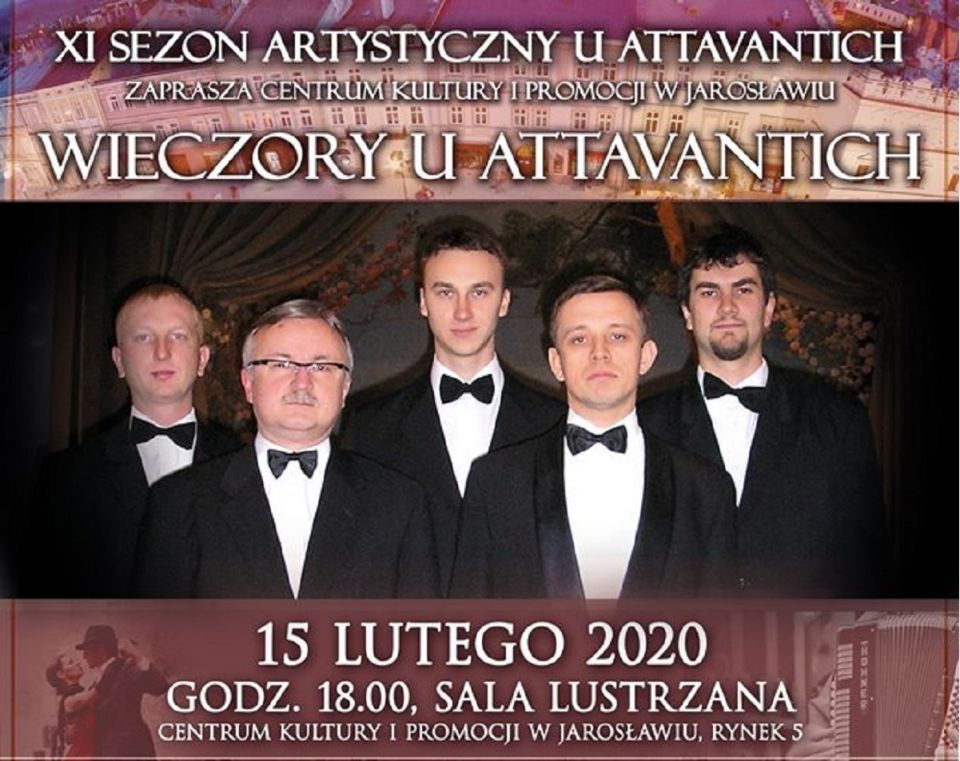Podkarpacki Kwintet Akordeonowy „AMBITUS V” - koncert w Jarosławiu