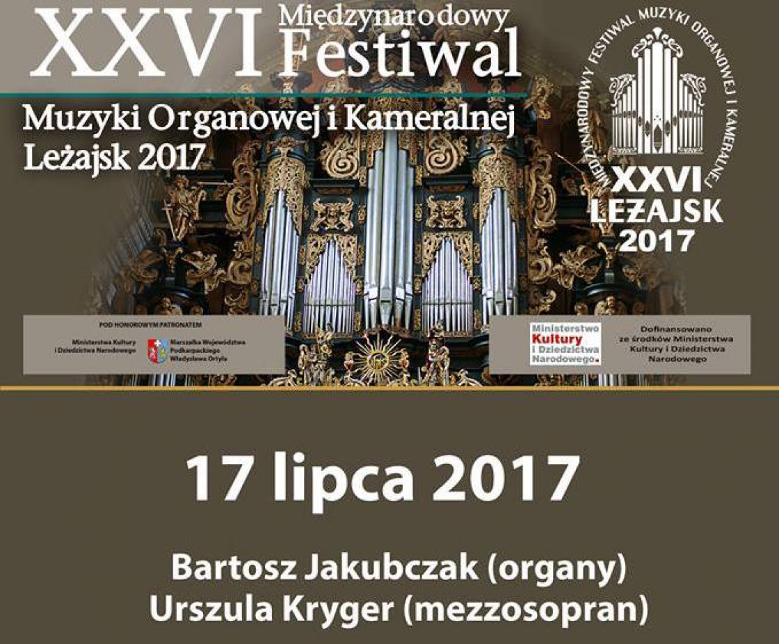 Urszula Kryger i Bartosz Jakubczak z koncertem w Leżajsku