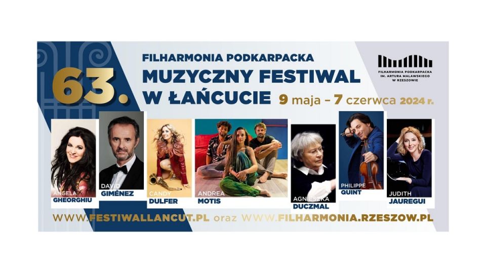 63. Muzyczny Festiwal w Łańcucie 9 maja - 7 czerwca 2024 r.
