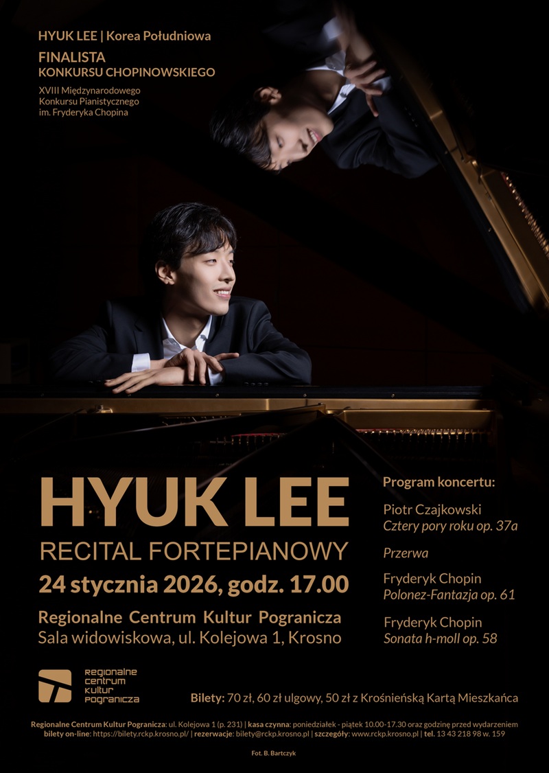 RCKP Hyuk Lee recital fortepianowy 2026 plakat