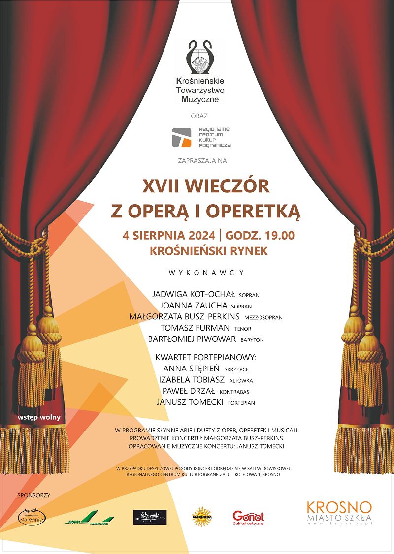RCKP Wieczór z opera i operetką 2024 plakat DESKTOP 79DPPE3