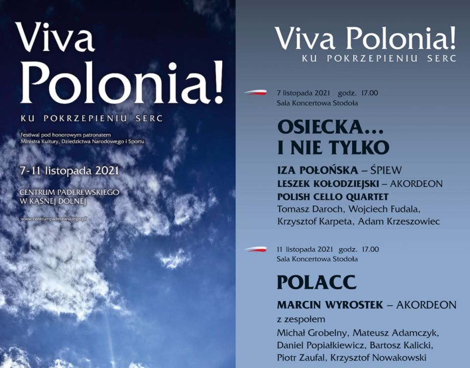 Festiwal Viva Polonia! Ku pokrzepieniu serc 2021