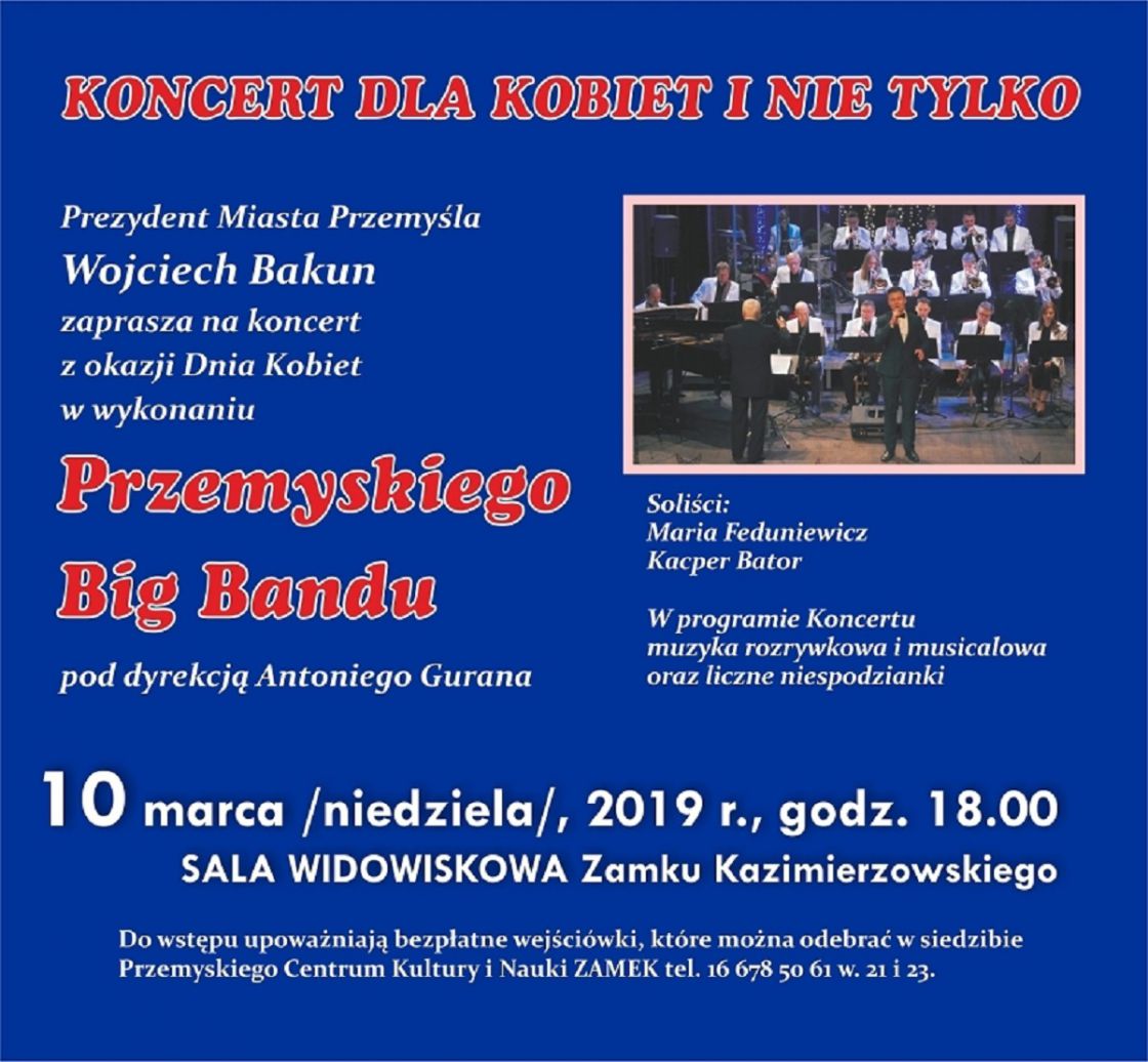 Koncert Przemyskiego Big Bandu pod dyr. Antoniego Gurana
