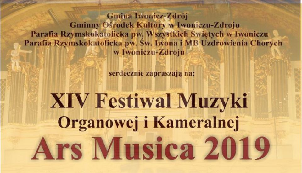 XIV Festiwal Muzyki Organowej i Kameralnej &quot;Ars Musica&quot;