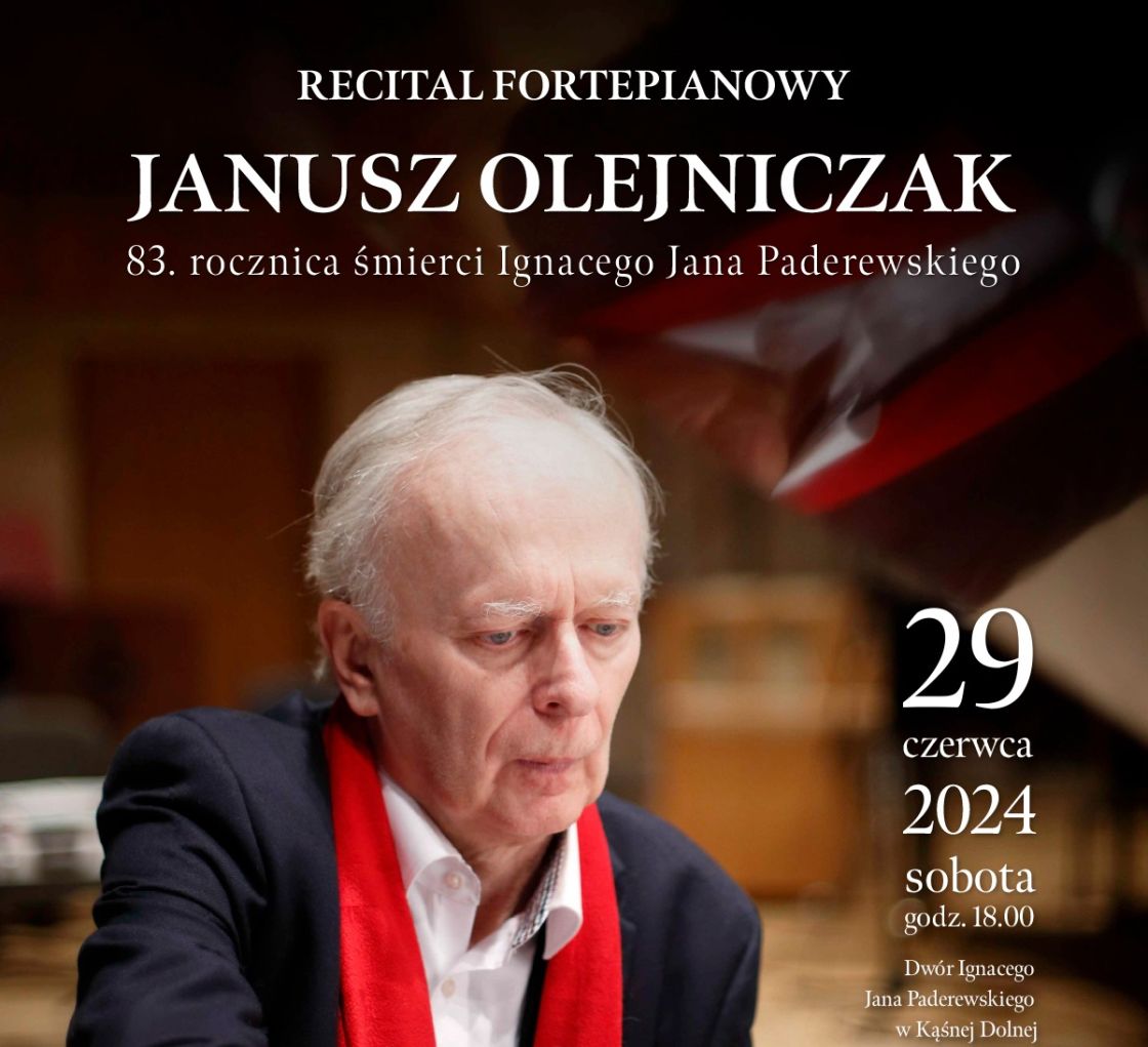 Recital mistrzowski w 83. rocznicę śmierci Ignacego Jana Paderewskiego